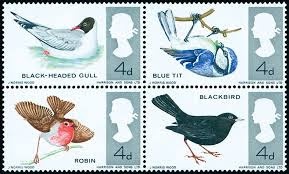 A set of stamps designed by John Norris Wood for the Royal Mail in 1966