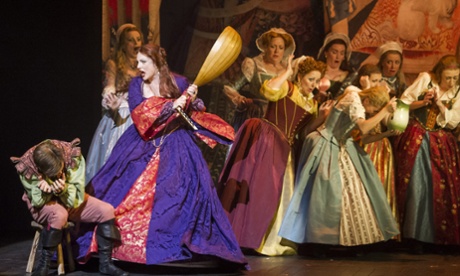 Jeni Bern as Katharine in Opera North's production of Cole Porter's Kiss Me, Kate.