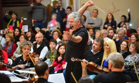 The BBC National Orchestra of Wales in Puerto Madryn.