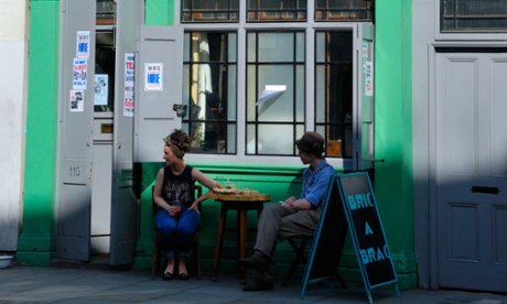 Coffee shop meeting – 'I’m wondering whether to say yes to a date with a man who lives far away'. Photograph: Alamy