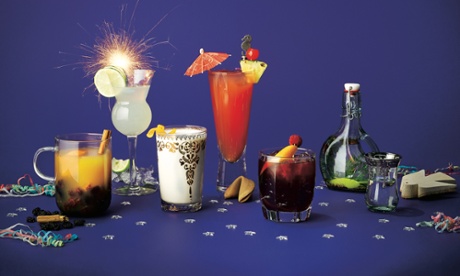 cocktails: uzvar, daiquiri, orange and green cardamom lassi, Singapore sling, negroni sbagliato, snaps