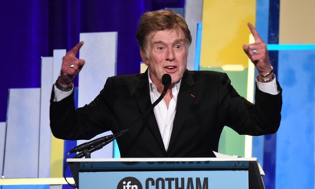 Robert Redford onstage at the Gotham Independent Film Awards
