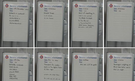 Yorkshire-based developer Tim Waters created the tool, which allowed users to create their own London Underground customer information sign.