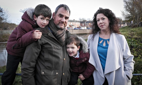 Tim and Suzanne Pinkney and their sons Max (left) and Toby