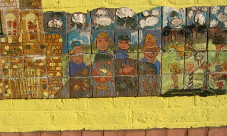 London primary school mural