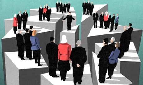 Bill Bragg's illustration on the new political elite