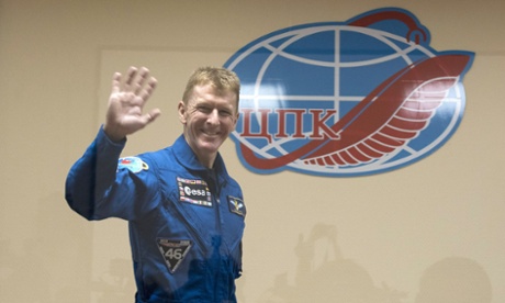 Tim Peake. The Soyuz TMA-19M is scheduled to launch today.