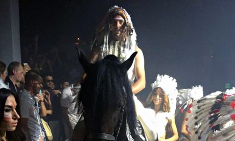 A trusty steed at Pacha, Ibiza