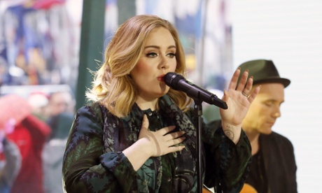 Adele performs on the Today show.
