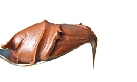 Nutella on a spoon