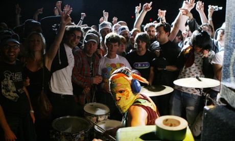 Down with the kids: Lightning Bolt at ATP New York 2008.