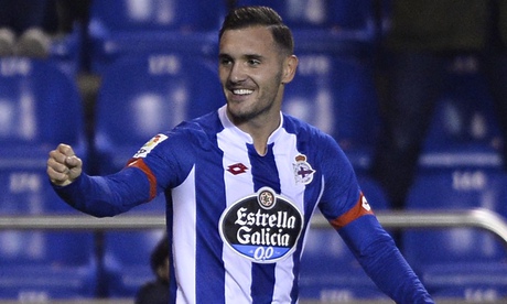 Deportivo La Coruna's Lucas Pérez
