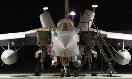 An RAF Tornado prepares to take off December 3, 2015 from RAF Akrotiri, on the Mediterranean island nation of Cyprus.