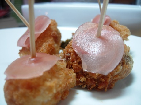 Miz Pepperpot's pic of her quick canapes