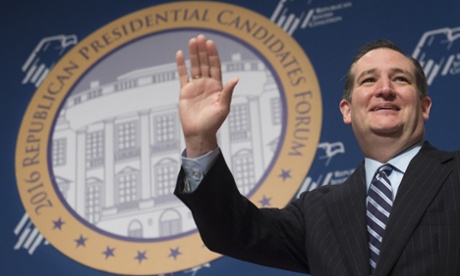 Republican Presidential hopeful Ted Cruz of Texas arrives to speak during the Republican Jewish Coalition Presidential Forum in Washington, DC, December 3, 2015.