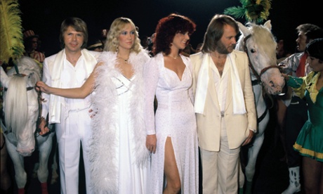 Abba record the video for Super Trouper in Stockholm