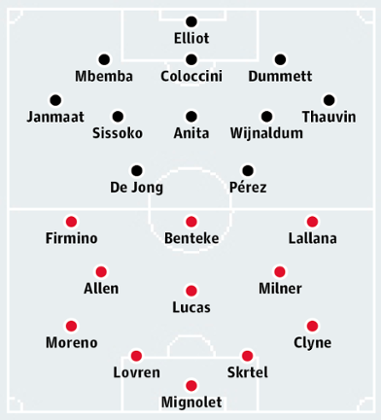 Newcastle United v Liverpool