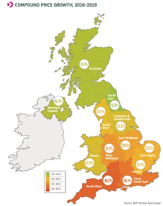 BNP Paribas house prices map