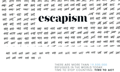 Part of the cover from the special issue of Escapism magazine. 