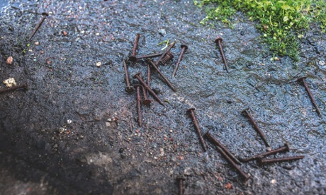 Nails from a bomb