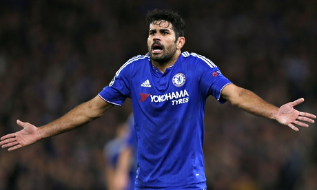 Diego Costa in action for Chelsea against Porto