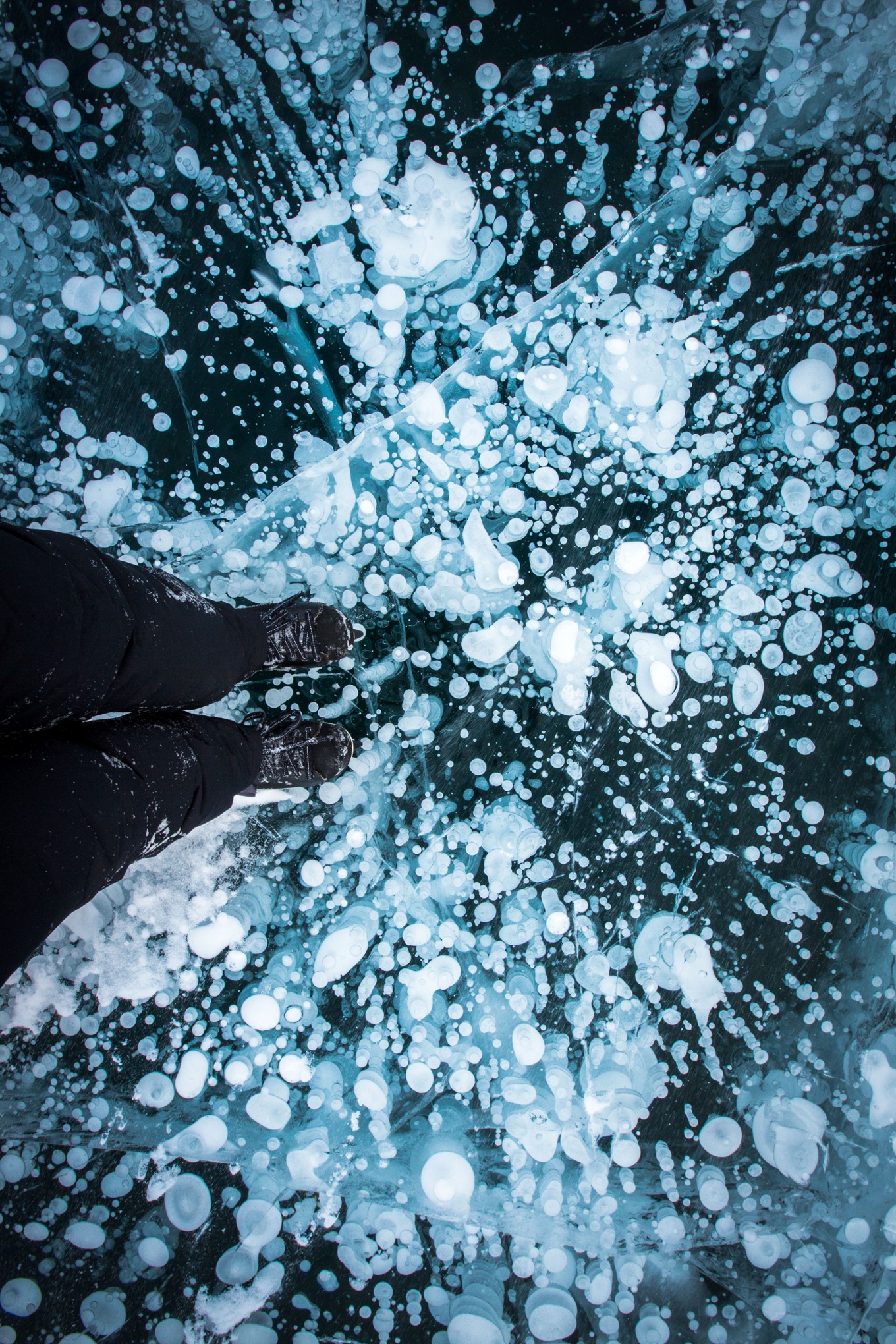 Frozen bubbles in Canadian lakes - in pictures | World news | The Guardian