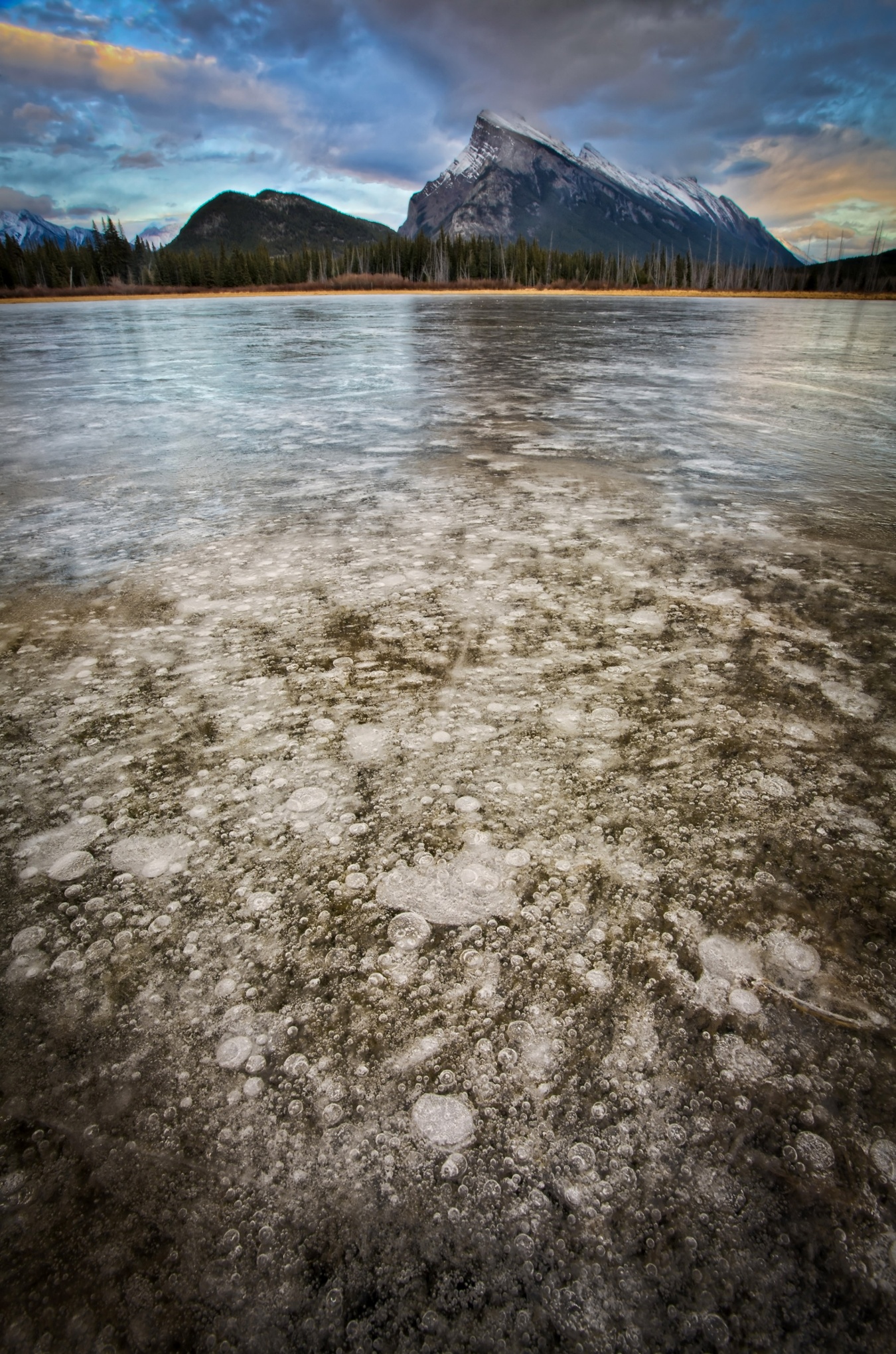 Frozen bubbles in Canadian lakes - in pictures | World news | The Guardian