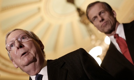 Senator John Thune, Mitch McConnell