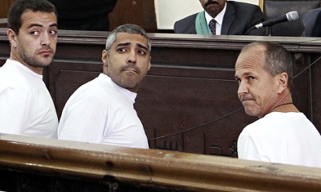 Mohamed Fahmy, Baher Mohamed, Peter Greste