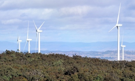 Wind turbines renewable energy