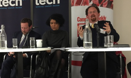 Ed Vaizey, Chi Onwurah and Julian Huppert at the Big Digital Debate.
