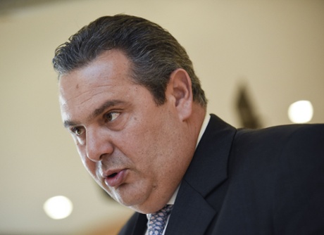 Greek Defense Minister Panos Kammenos.