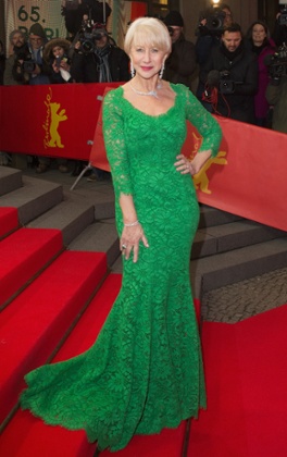Helen Mirren attends the 'Woman in Gold' premiere during the Berlin film festival