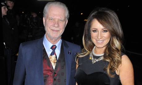 David and Jacqueline Gold arrive at the Black and White ball.