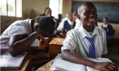 Bursaries hep pay for secondary school fees.