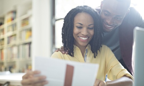 Couple review their finances