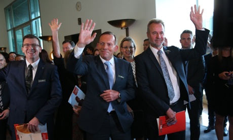 The Prime Minister Tony Abbott at the release of the Close the Gap report for 2015 in Parliament House this morning, Tuesday 11th February