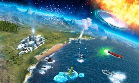 Illustration showing various geoengineering technologies