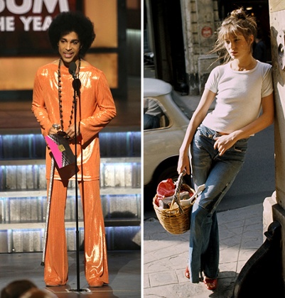 What a choice. Prince at the Grammy’s in 2015 vs. Jane Birkin in 1974.