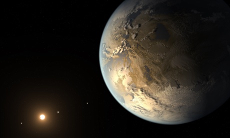 This artist's concept released April 17, 2014 by NASA/JPL-CALTECH depicts Kepler-186f, the first validated Earth-size planet to orbit a distant star in the habitable zone. The hunt for potential life in outer space has taken a step forward -- an international team of researchers has confirmed the existence of the first Earth-sized planet within the 