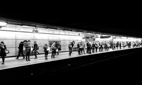 Fulham Broadway tube station in the morning