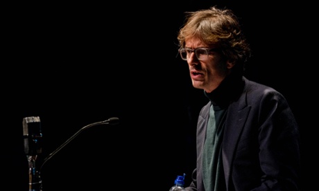 Robert Peston with his new hair.