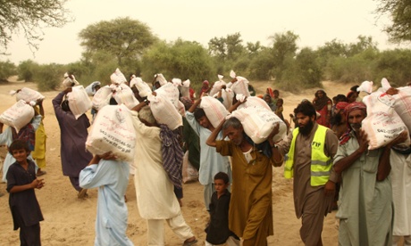 Villages in drought stricken region of Sindh, Pakistan