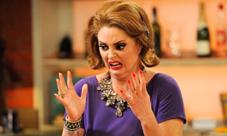 The girl next door: Morgana Robinson as nympho neighbour Julie.