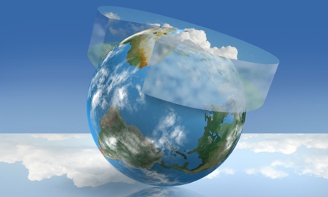 An illustration of a geoengineering