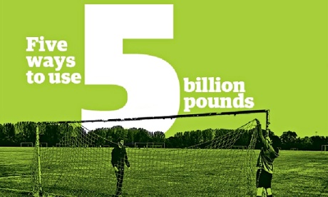Five ways to use £5bn graphic