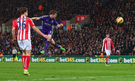 A good header from James Milner ...