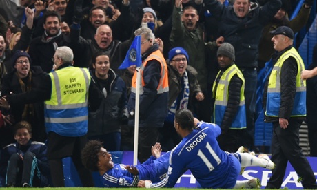 He's rather happy, as are the Chelsea faithful.