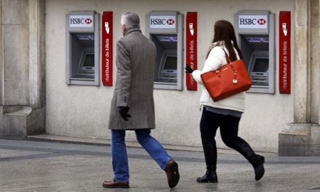 HSBC's France headquarters on the Champs-Elysées in Paris.