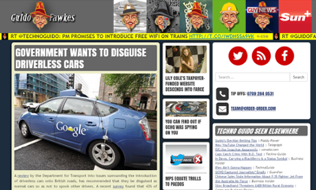 Techno Guido: not aimed at competing with industry or gadget sites